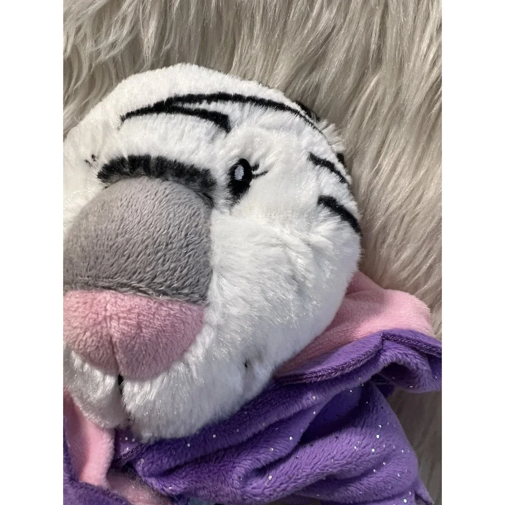 Fiesta Blanket Babies White‎ Tiger Swaddle Wrap Stuffed Animal 11